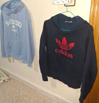 Lote 2 Sudadera Adidas Con Capucha Hoodie San Fran