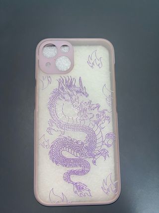 Funda iPhone 13 Dragón Morado
