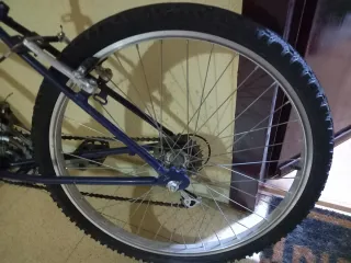 Bicicleta Montaña Amarilla y Azul