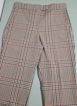 Pantalón Mango cuadros talla 36