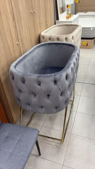 Cuna de bebé de terciopelo