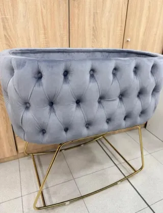 Cuna de bebé de terciopelo