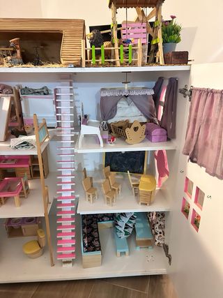 Casita de muñecas altura metro y meido de alto