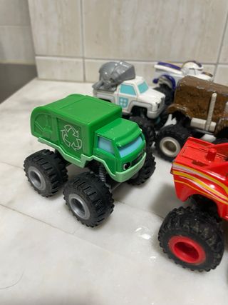 Blaze and the Machines - Conjunto de 5 Carros