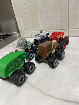 Blaze and the Machines - Conjunto de 5 Carros