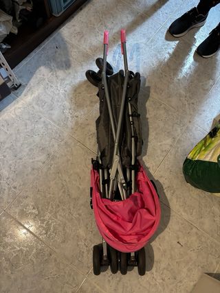 Cochecito de bebé rosa Asalvo