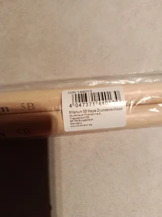 Baquetas Milenium 5B Maple