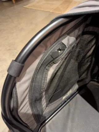 Transportín perro Decathlon gris