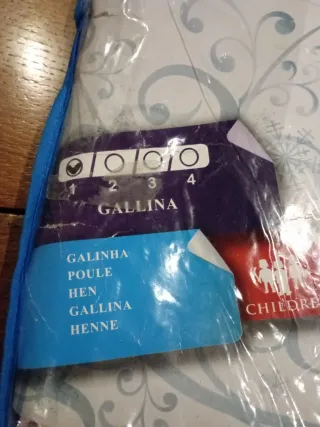 Disfraz de gallina para niño/niña