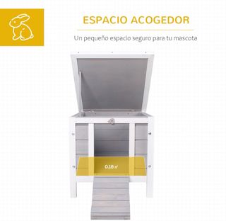 Casetta in legno per conigli o piccoli animali