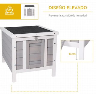 Casetta in legno per conigli o piccoli animali