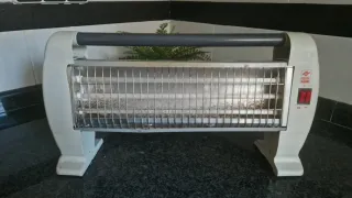 Estufa de baño metal/plástico