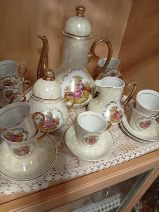 Juego de café Nalon porcelana