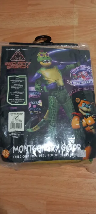 Disfraz Montgomery Gator FNaF Security Breach