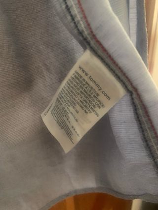 Camicia Tommy Hilfiger Uomo Celeste Tg L