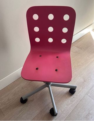 Silla de escritorio infantil rosa