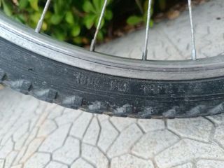 Bicicleta de montaña verde