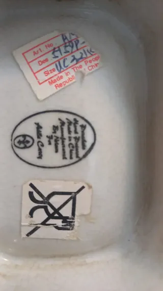 Cenicero porcelana china Alle Cabey