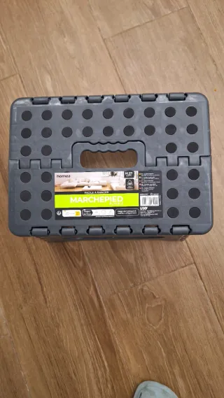 Taburete Plegable Gris