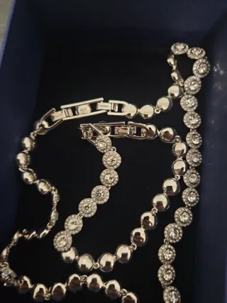 Conjunto Swarovski Plata