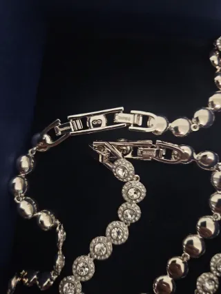 Conjunto Swarovski Plata