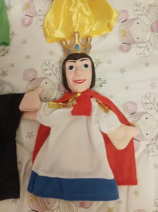 Lote 4 marionetas de mano