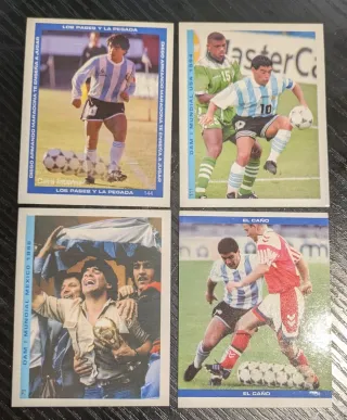 4 Figurine Maradona Selección Argentina