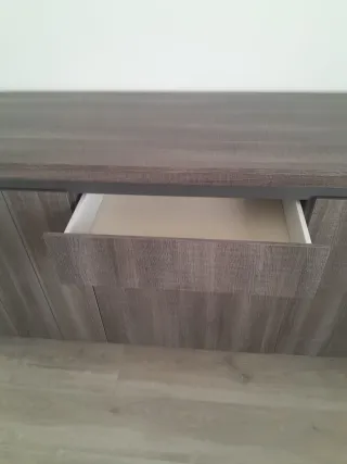 Mueble buffet gris madera