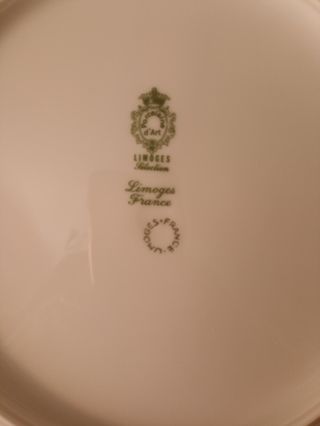 Plato antiguo Limoges