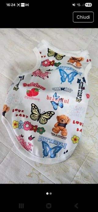 Set di 6 abiti per animali