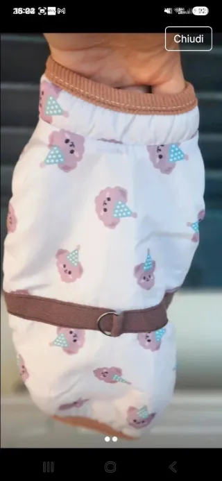 Set di 6 abiti per animali