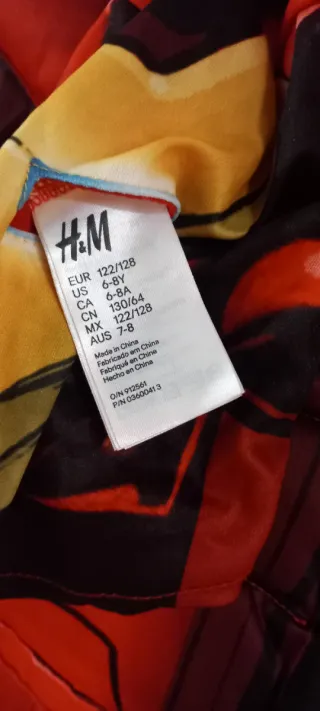 Disfraz Iron Man Talla Infantil. Talla 6-8