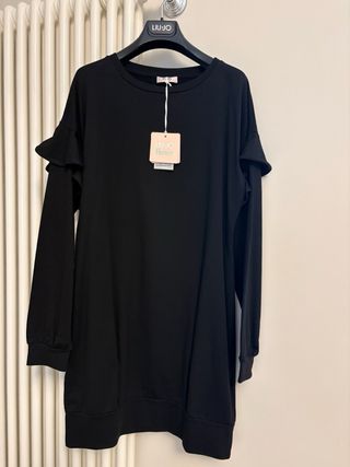 Abito Liu Jo nero con rouches