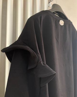 Abito Liu Jo nero con rouches