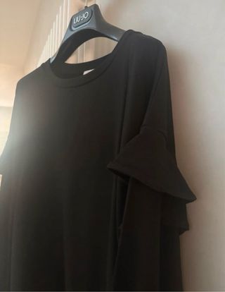 Abito Liu Jo nero con rouches