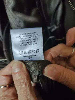 Chaqueta de cuero LB Talla M