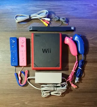 Nintendo Wii Mini Negra y Roja