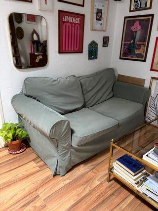 Sofá 2 Plazas IKEA EKTORP Verde