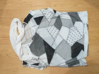 Camiseta de punto patchwork