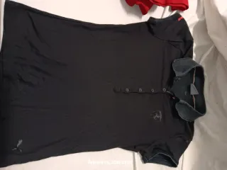 Lote 2 polos y zapatillas Ferrari mujer