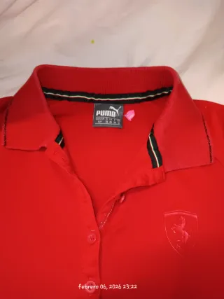 Lote 2 polos y zapatillas Ferrari mujer