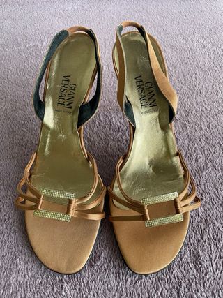 Sandalias Versace Raso Elegantes