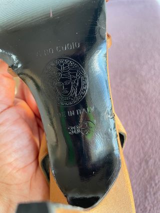 Sandalias Versace Raso Elegantes