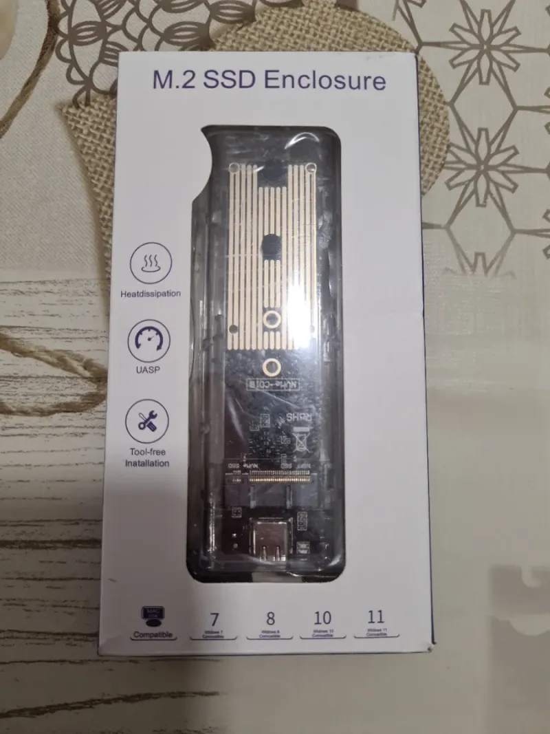 Carcasa M.2 SSD Enclosure