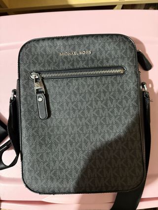 Riñonera Michael Kors Negra/Gris