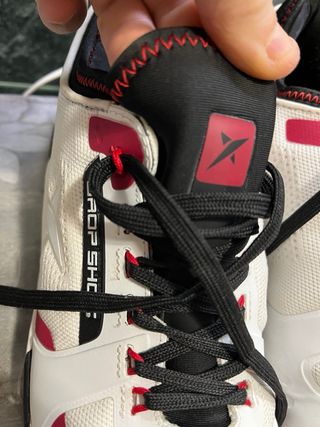 Scarpe Padel Drop Shot Bianche e Rosse n.42