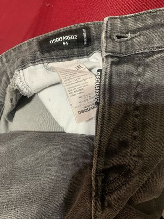 Dsquared2 Jeans Uomo Grigio Tg 54