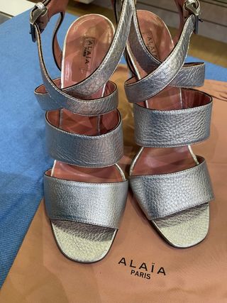 Sandalias Alaïa Paris Plataforma Tacón