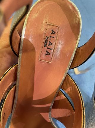 Sandalias Alaïa Paris Plataforma Tacón