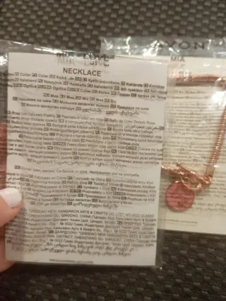 Conjunto Collar y Pulsera Avon San Valentín